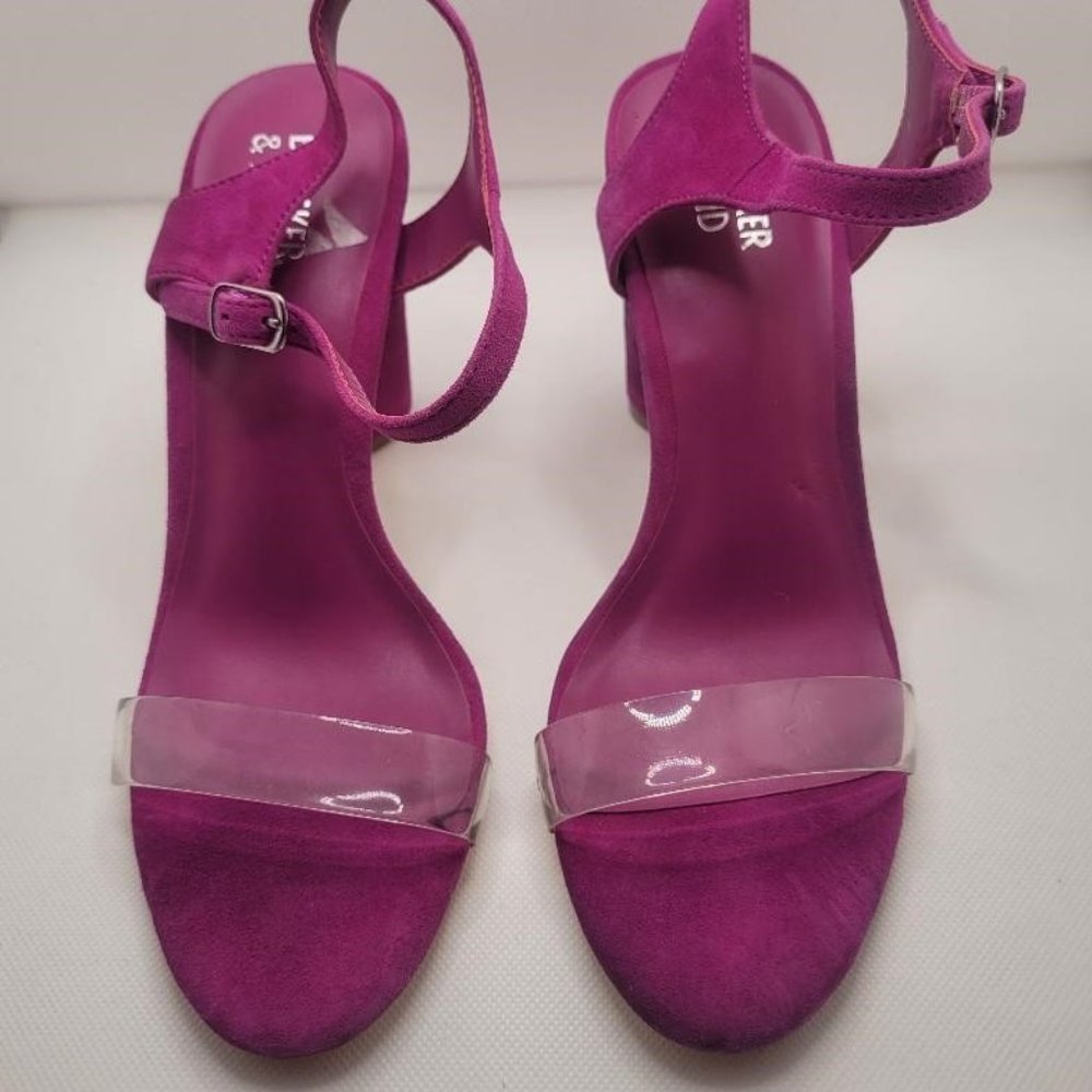 New Women's Bleecker & Bond Viola Ankle Strap Sandal, Size 7 M, Fuchsia